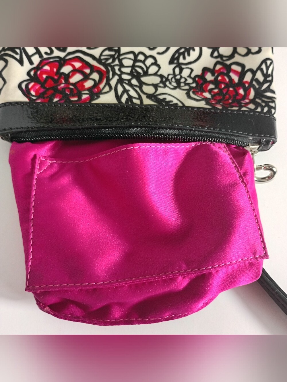 COACH DAISY FLORAL GRAFFITI CROSS BODY PURSE W MATCHING WALLET - Picture 14 of 17